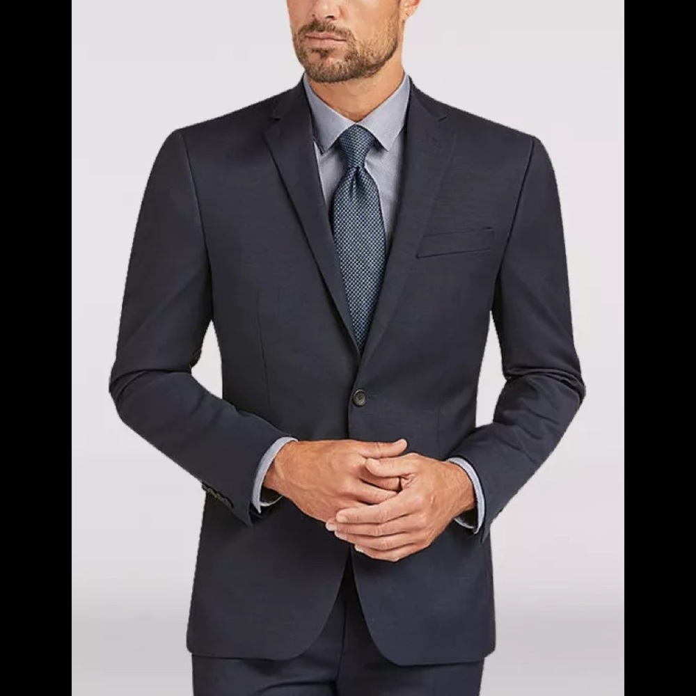 Kenneth Cole dark dark blue suit